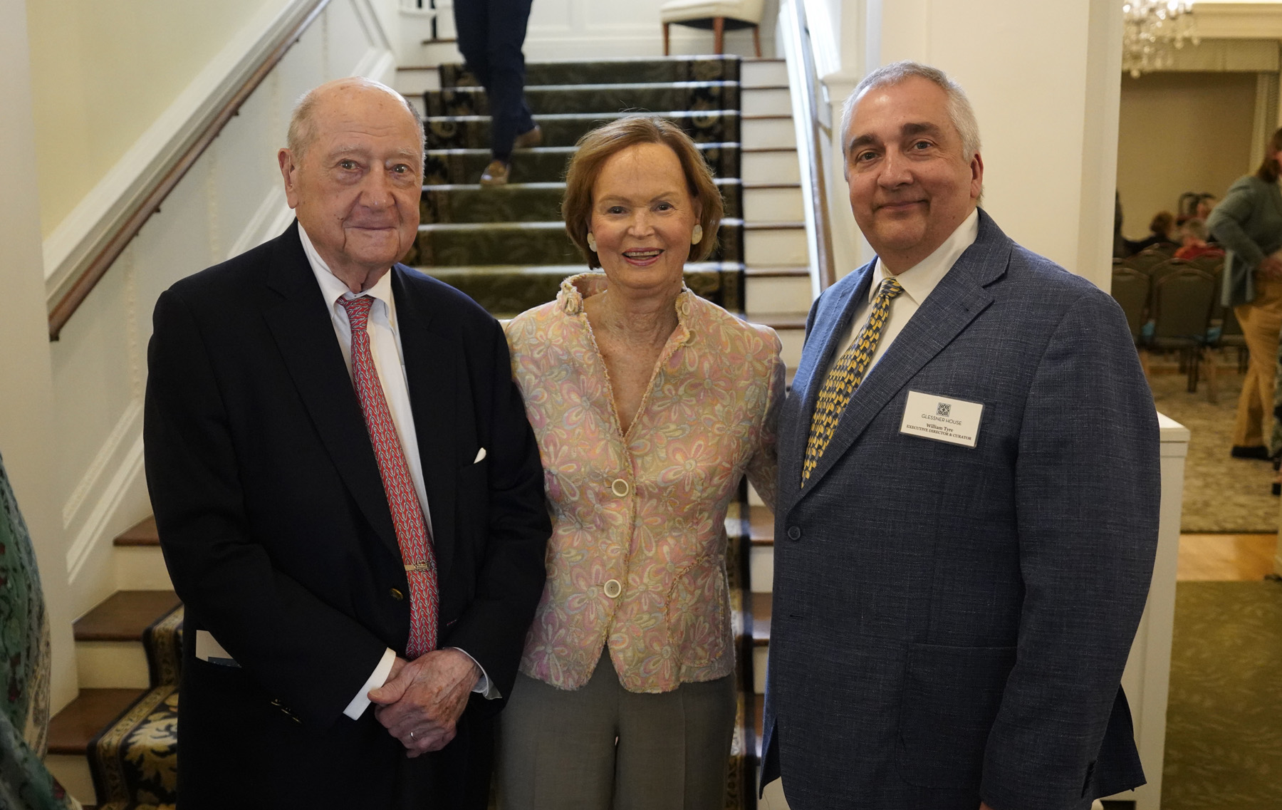 Tom and Barbi Donnelley with Bill Tyre at Glessner House Gala